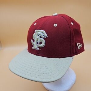 Vintage Florida State Seminoles Hat Cap New Era Fitted Size 7 1/2 Tyro 001 Red